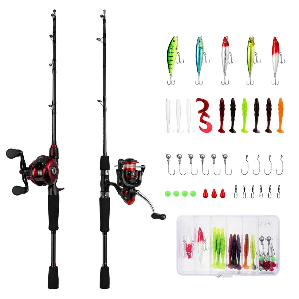 Carbon Lure Rod and Reel Combo product detail 2