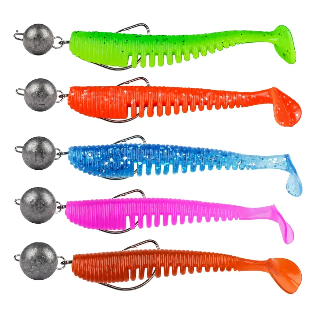 Combed Paddle Tail Jighead Kit product detail 1
