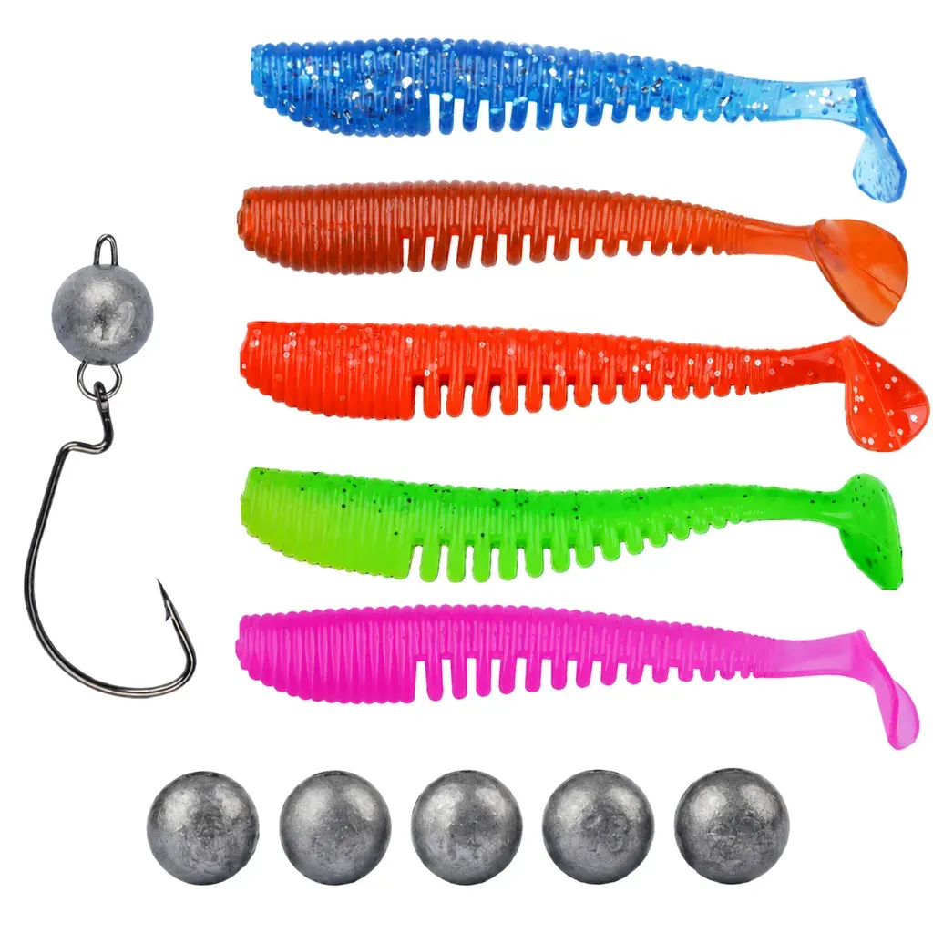 Combed Paddle Tail Jighead Kit product detail 3