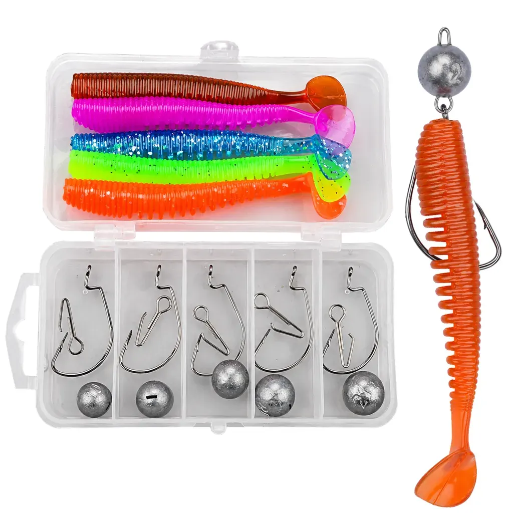 Combed Paddle Tail Jighead Kit product detail 6