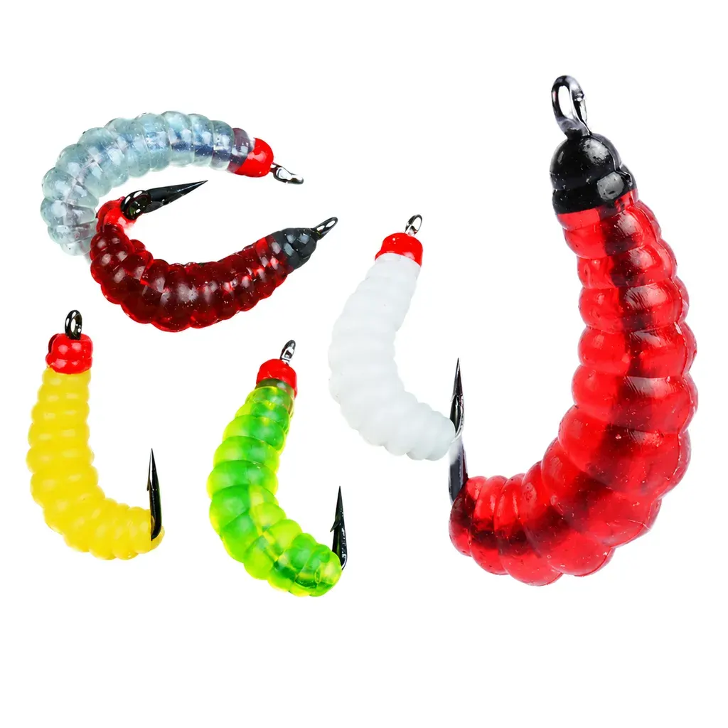 Dipped-Head Bread Worm Soft Bait product detail 2