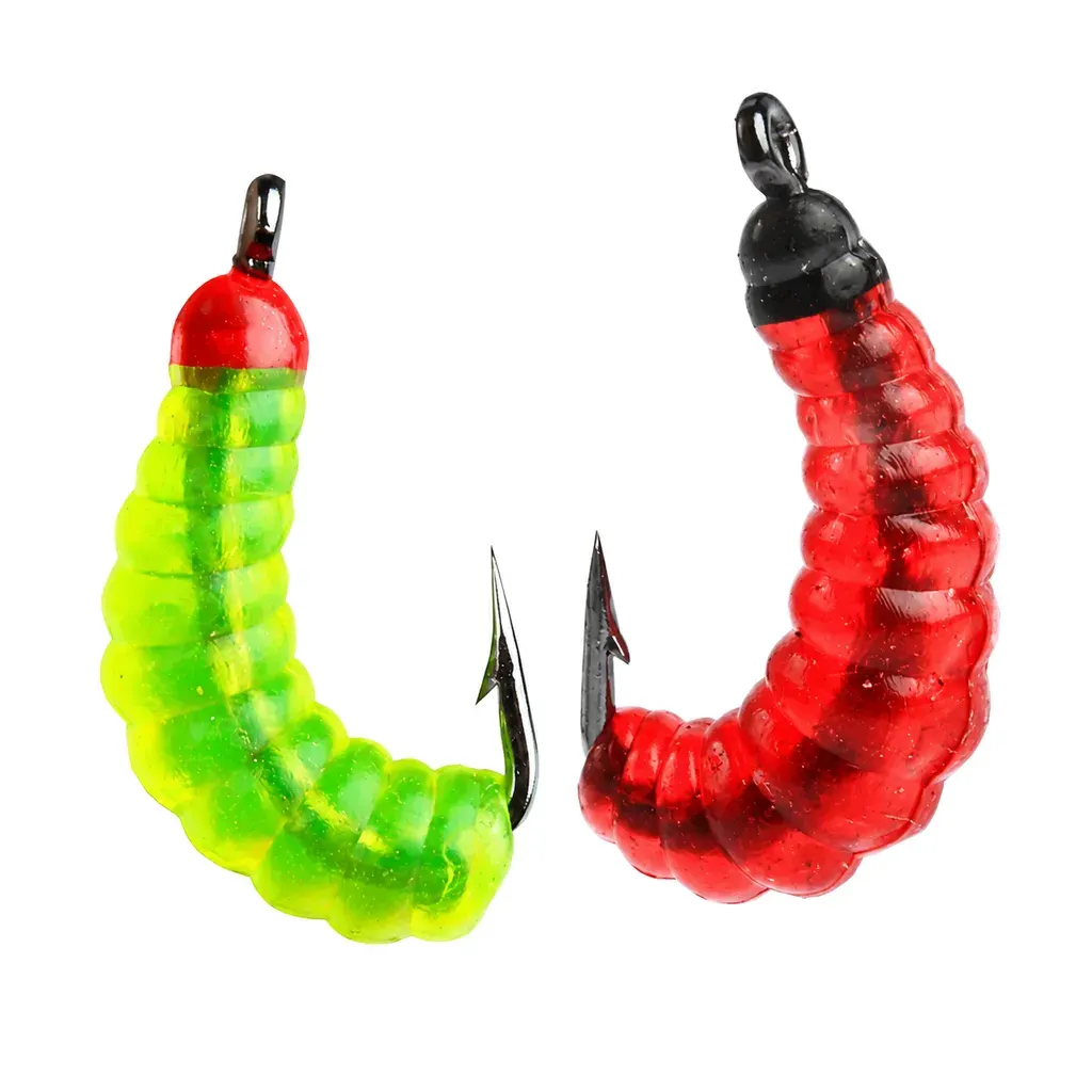 Dipped-Head Bread Worm Soft Bait product detail 3