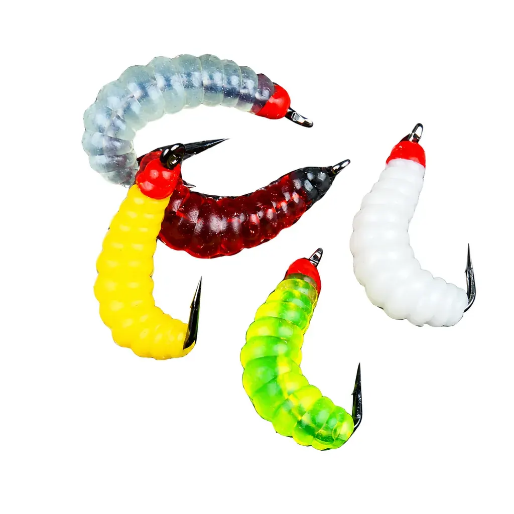 Dipped-Head Bread Worm Soft Bait product detail 5