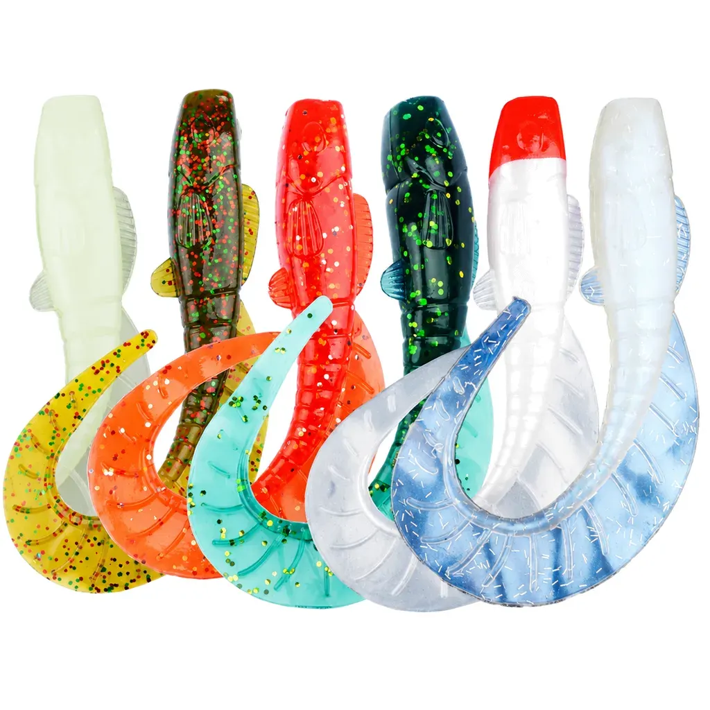 11cm Large Curl Tail Soft Lure product detail 1
