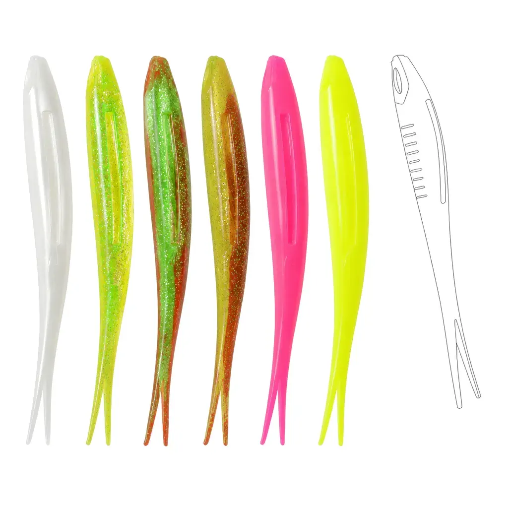 Large Fork Tail TPR Soft Lure
