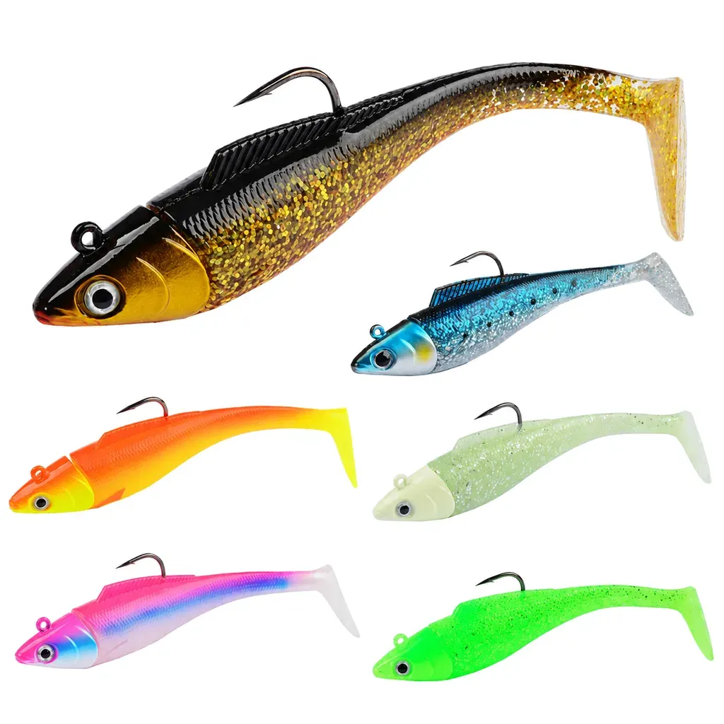 Large Weighted Paddle Tail Lure product detail 6