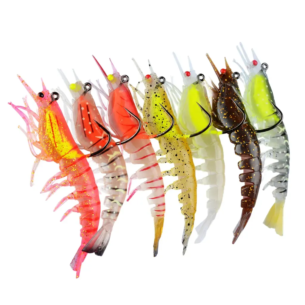 Multi-Jointed Rigged Shrimp Lure