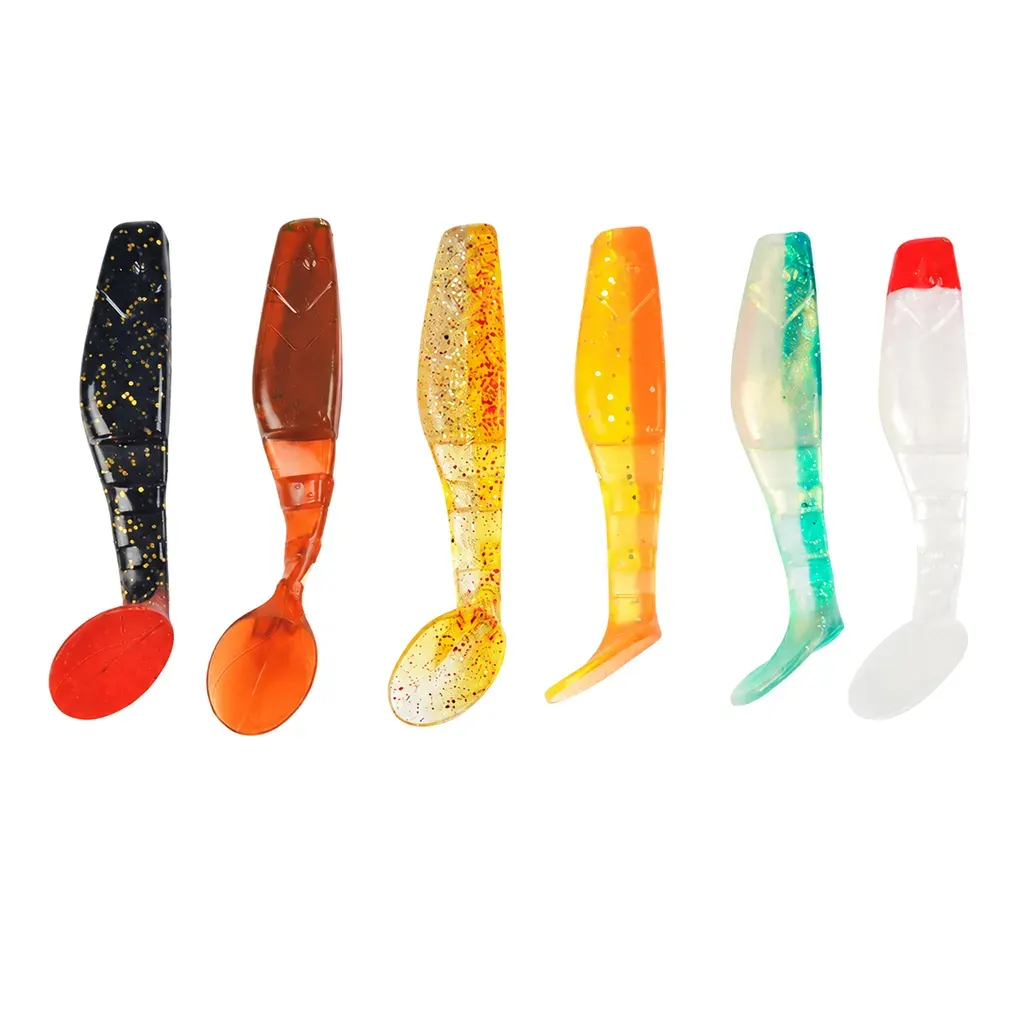 10cm PVC Sinking Paddle Tail product detail 1