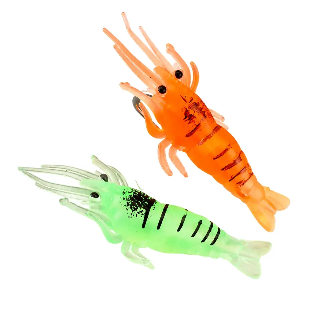 Rigged Glow Grass Shrimp Lure product detail 1