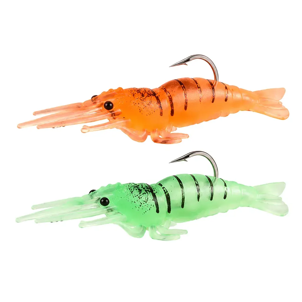 Rigged Glow Grass Shrimp Lure product detail 2
