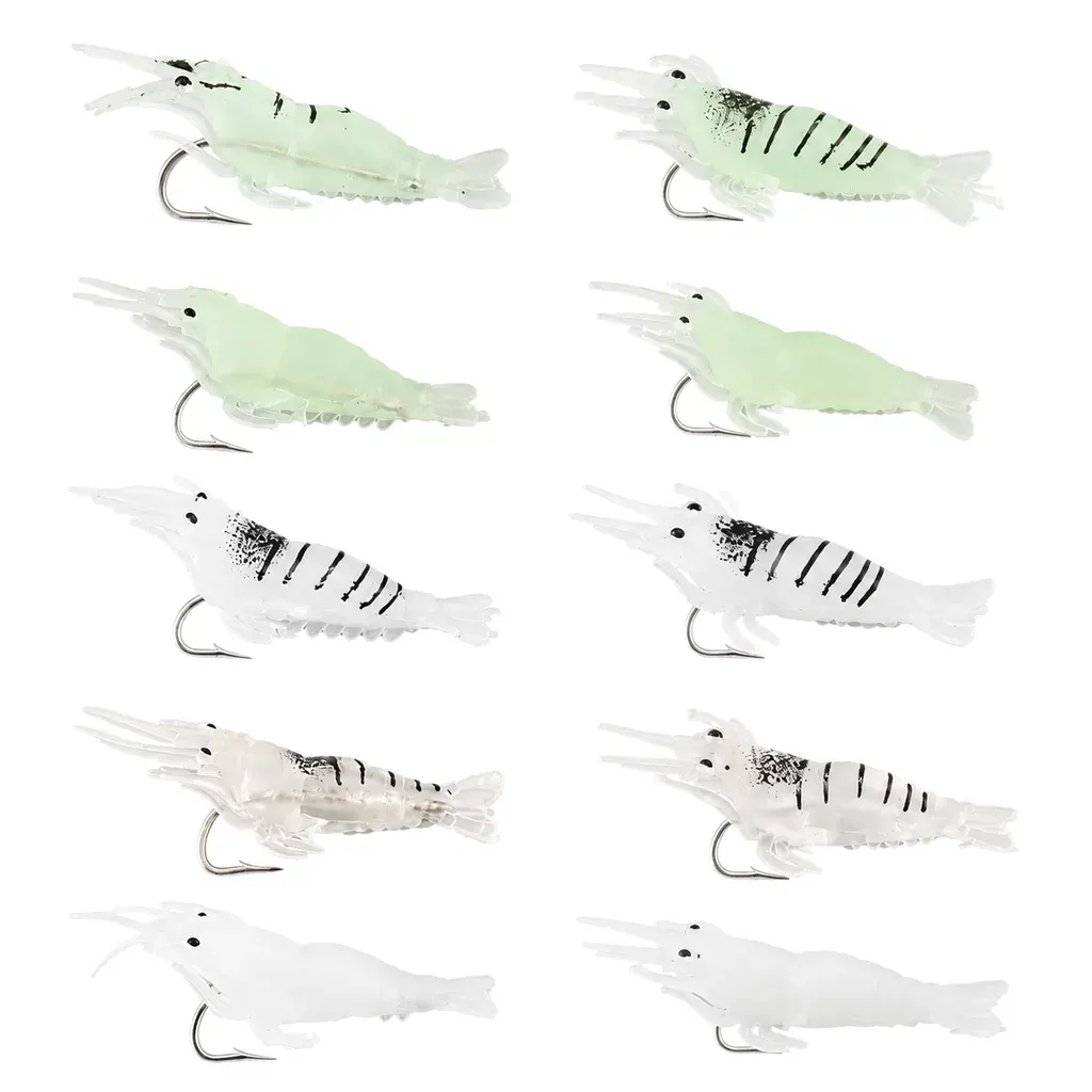 Rigged Glow Grass Shrimp Lure product detail 11