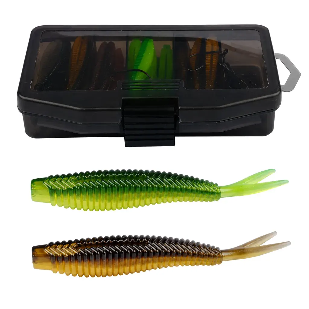 61-Piece Two-Tone Fork Tail Lure Kit product detail 5