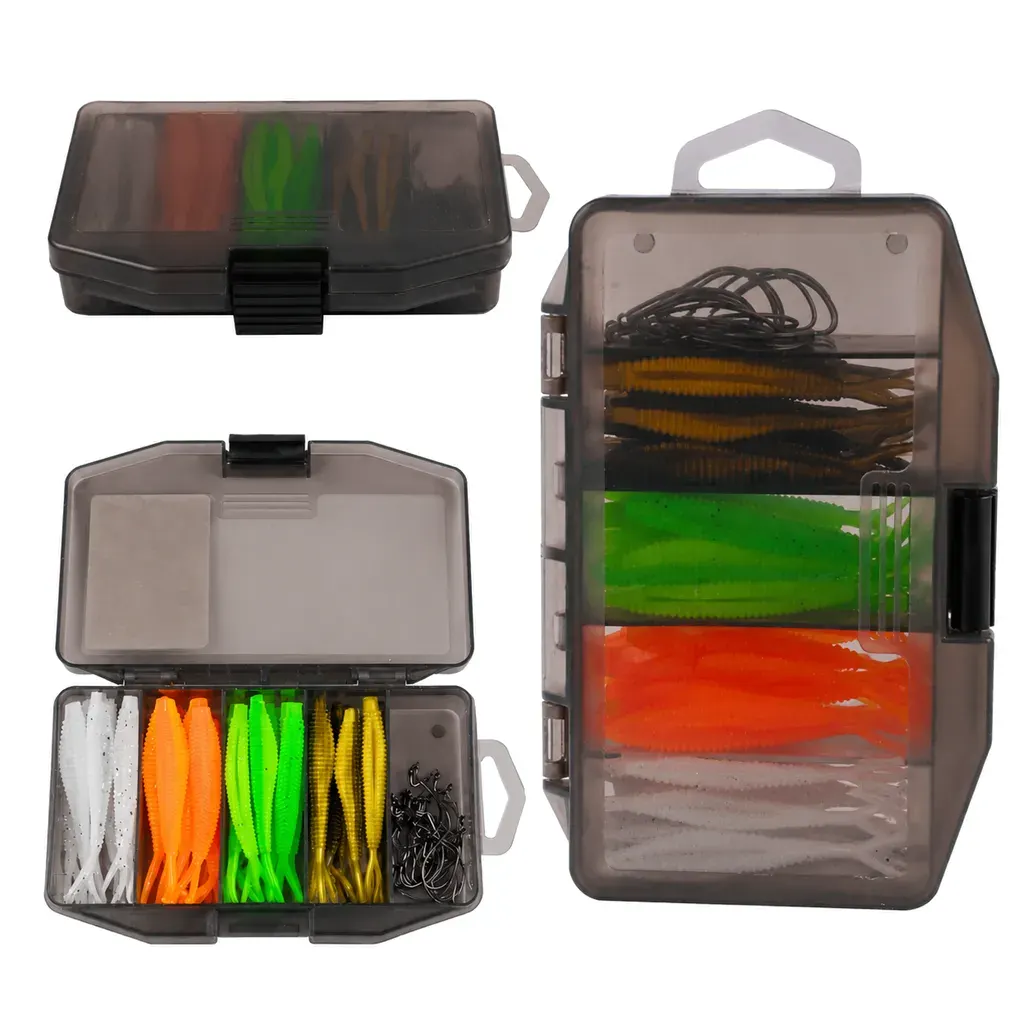 61-Piece Two-Tone Fork Tail Lure Kit product detail 9