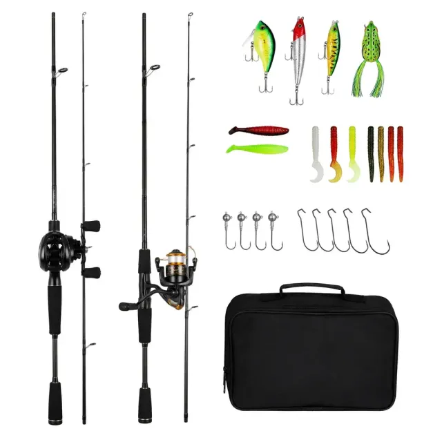 Carbon Lure Rod and Reel Combo product detail 12