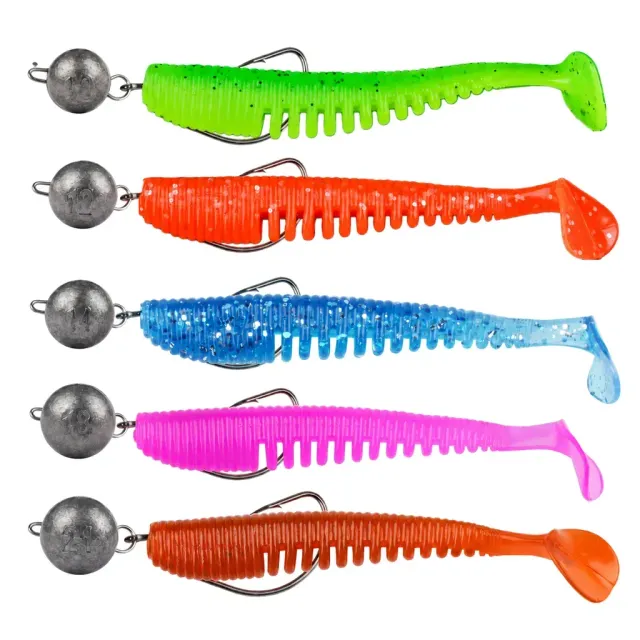 Combed Paddle Tail Jighead Kit product detail 1