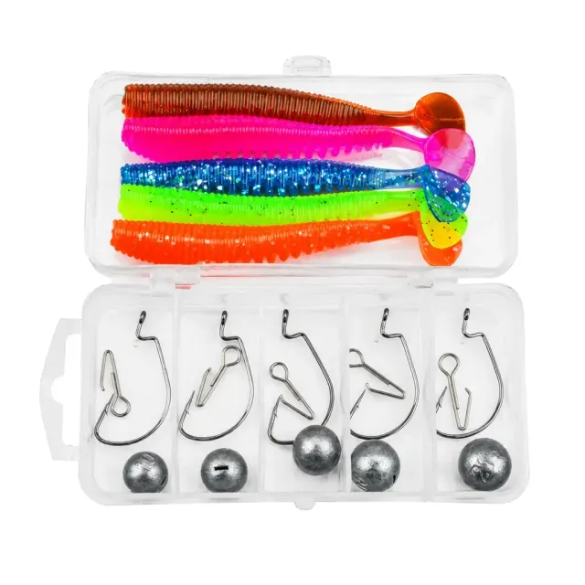 Combed Paddle Tail Jighead Kit product detail 8