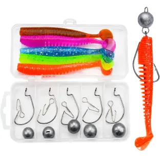 Combed Paddle Tail Jighead Kit thumbnail 2