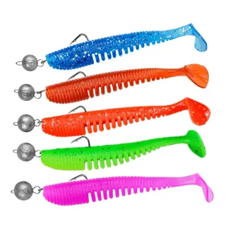 Combed Paddle Tail Jighead Kit thumbnail 3