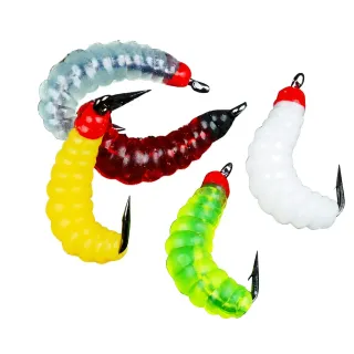 Dipped-Head Bread Worm Soft Bait thumbnail 3