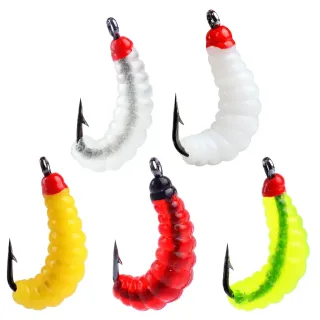 Dipped-Head Bread Worm Soft Bait thumbnail 5
