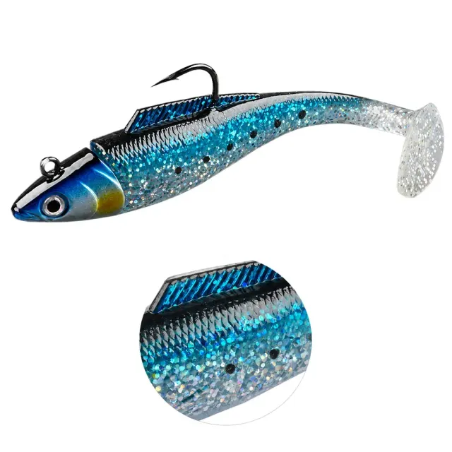 Large Weighted Paddle Tail Lure product detail 7