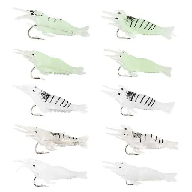 Rigged Glow Grass Shrimp Lure product detail 11