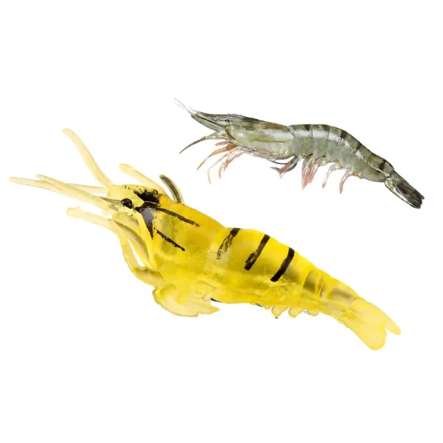 Rigged Glow Grass Shrimp Lure