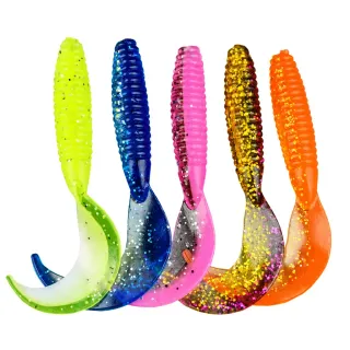 Two-Tone Curl Tail Grub thumbnail 3