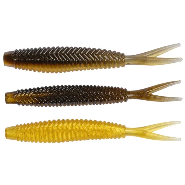 61-Piece Two-Tone Fork Tail Lure Kit